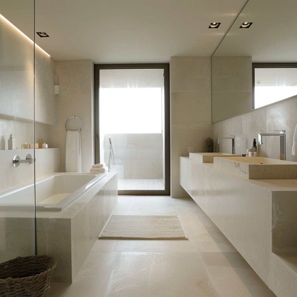 moderní koupelny